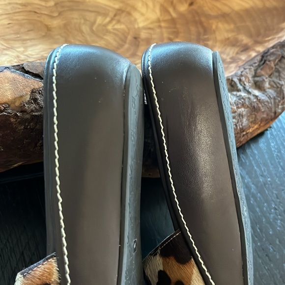 Franco Sarto Leopard Mule Sandal, Size 8 - Picture 3 of 5